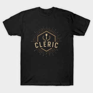 Cleric Character Class Tabletop Roleplaying RPG Gaming Addict T-Shirt